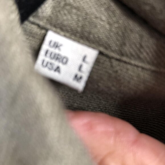 Barbour Shirt Mens M Green 100% Linen Tailored Fit Long Sleeve Cove Beach Airy - Picture 8 of 16